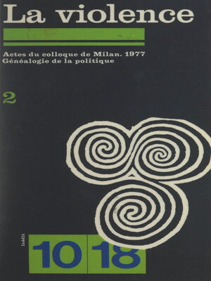 cover image of Généalogie de la politique (2)